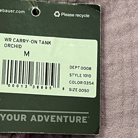 Eddie Bauer Bubble Gauze Tank, NWT, Orchid, M - Picture 5 of 7